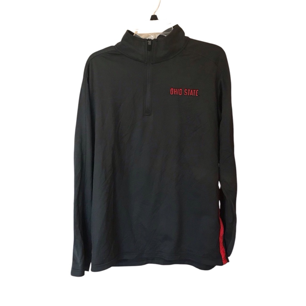 Nike Ohio State Buckeyes Quarter Zip Long Sleeve Shirt Size Men’s Medium